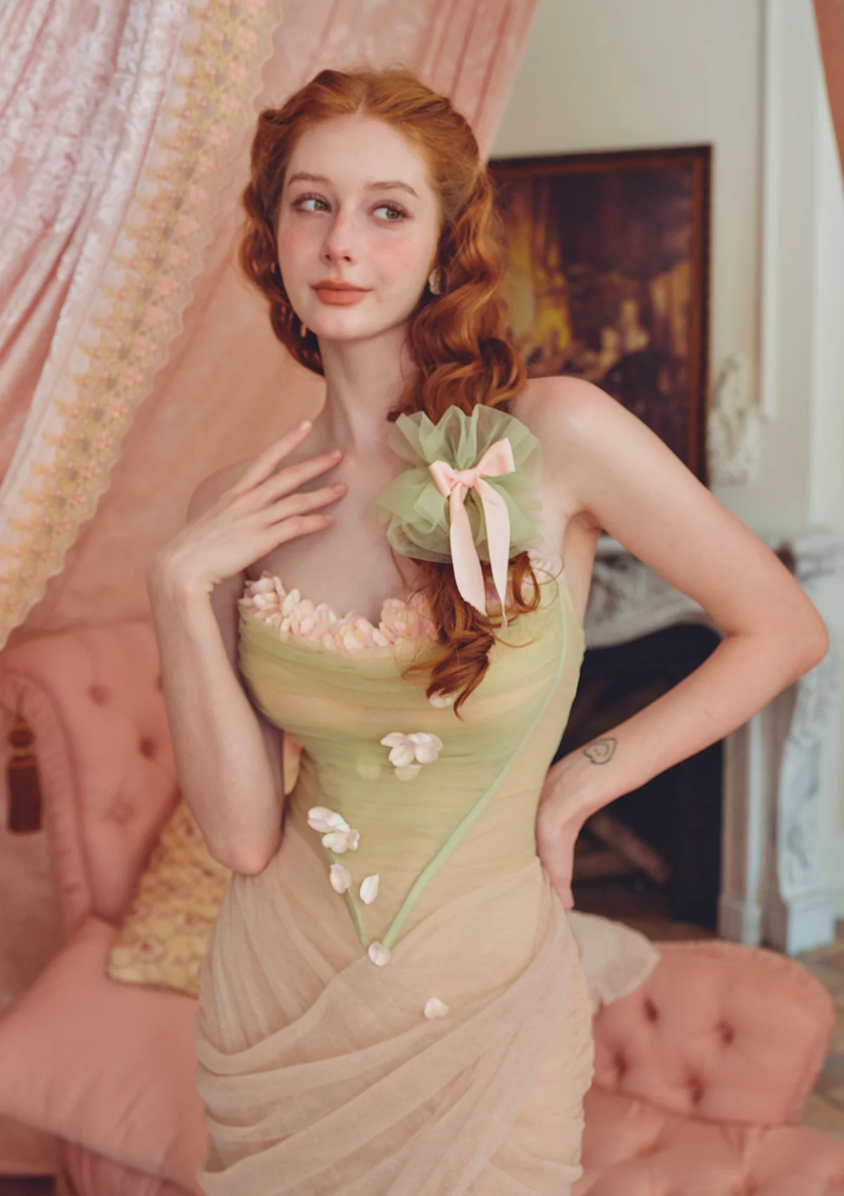 Écoute Les Fleurs Tomber Dress - Image 8