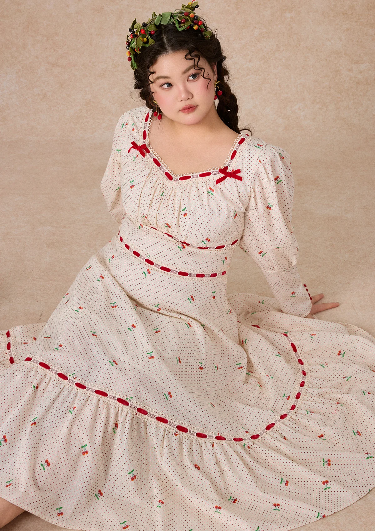 Curve & Plus Cherry Bite Dress - Image 8
