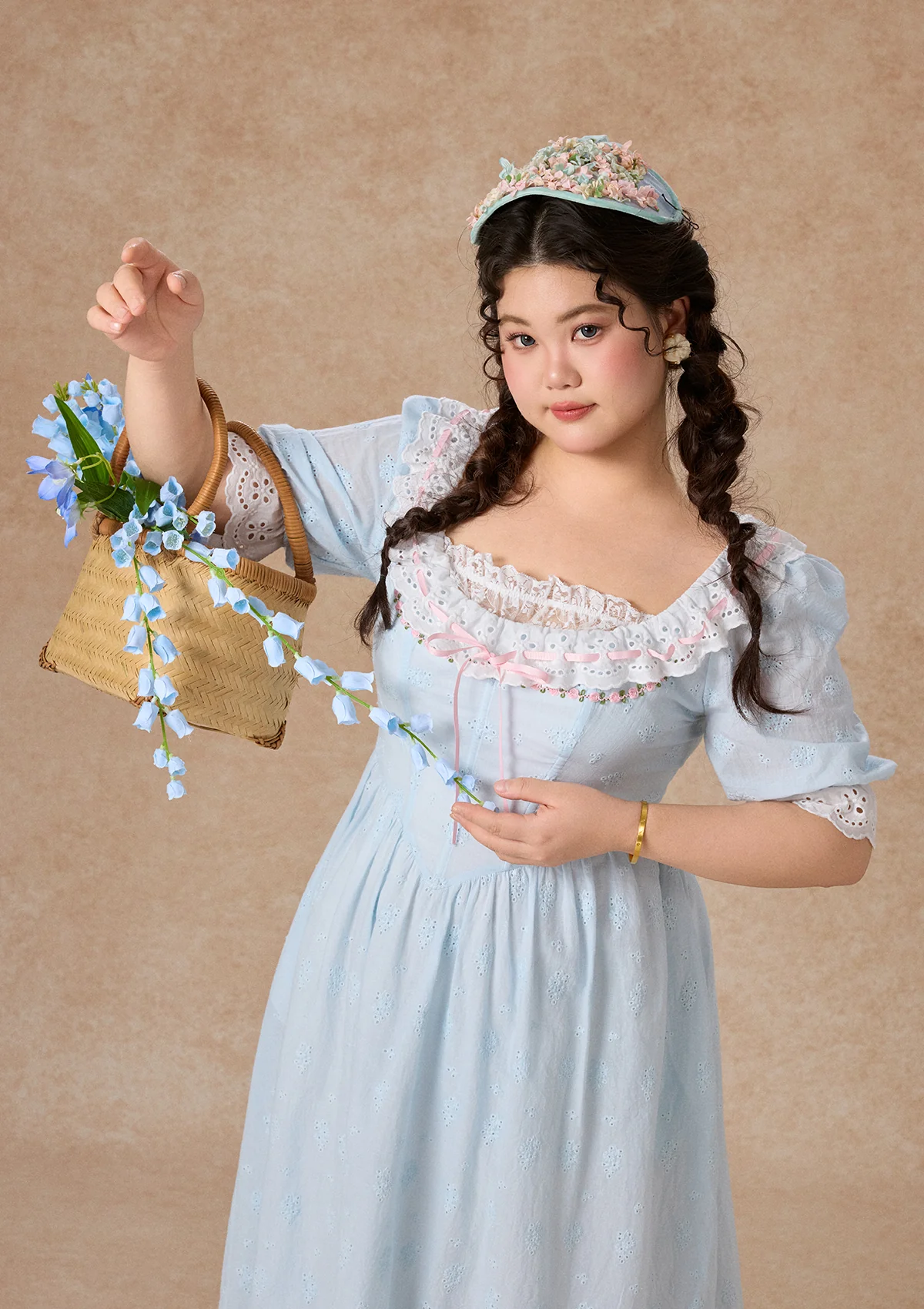 Curve & Plus Mary's Morning Light Corset Dress