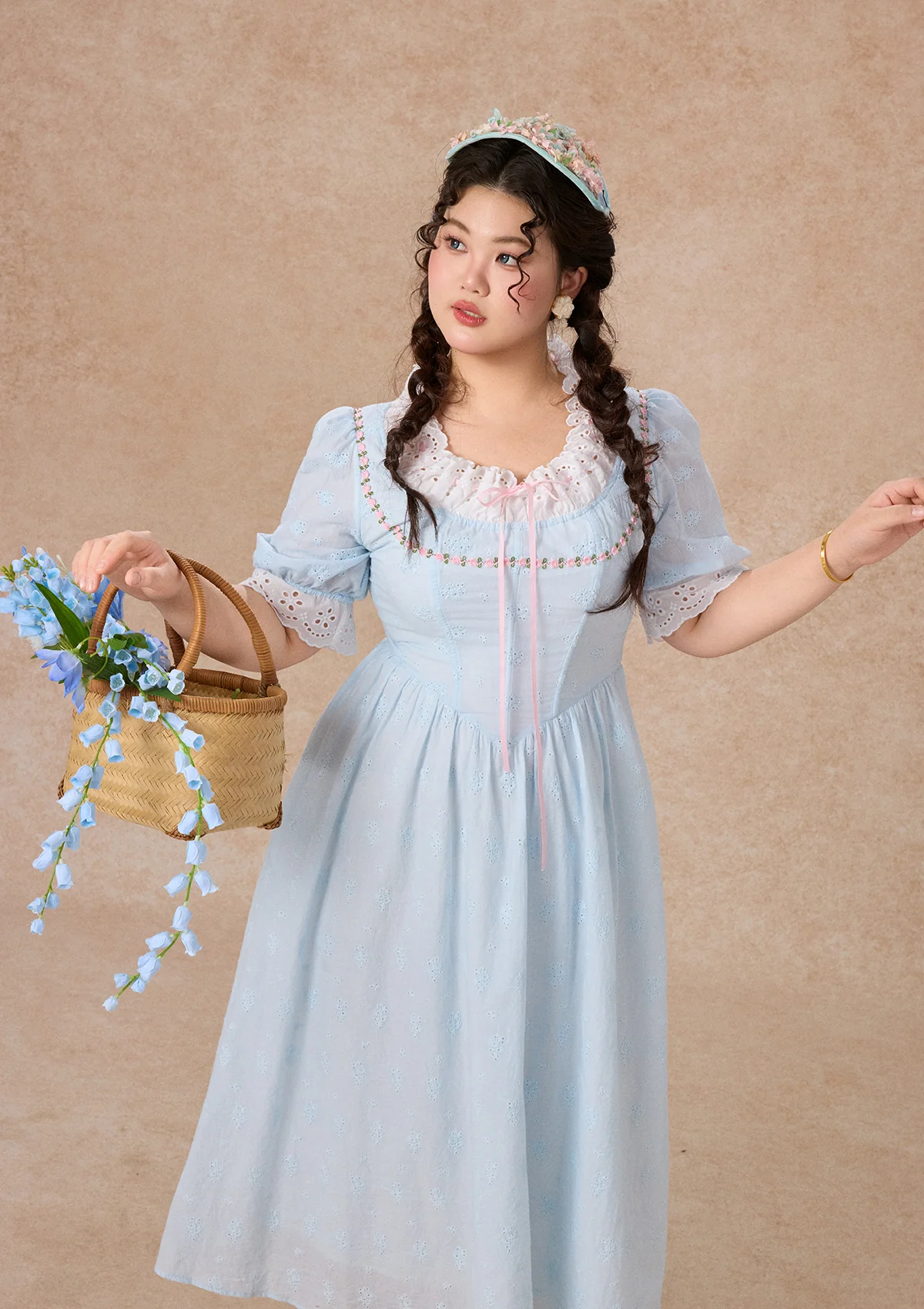 Curve & Plus Mary's Morning Light Corset Dress - Image 4
