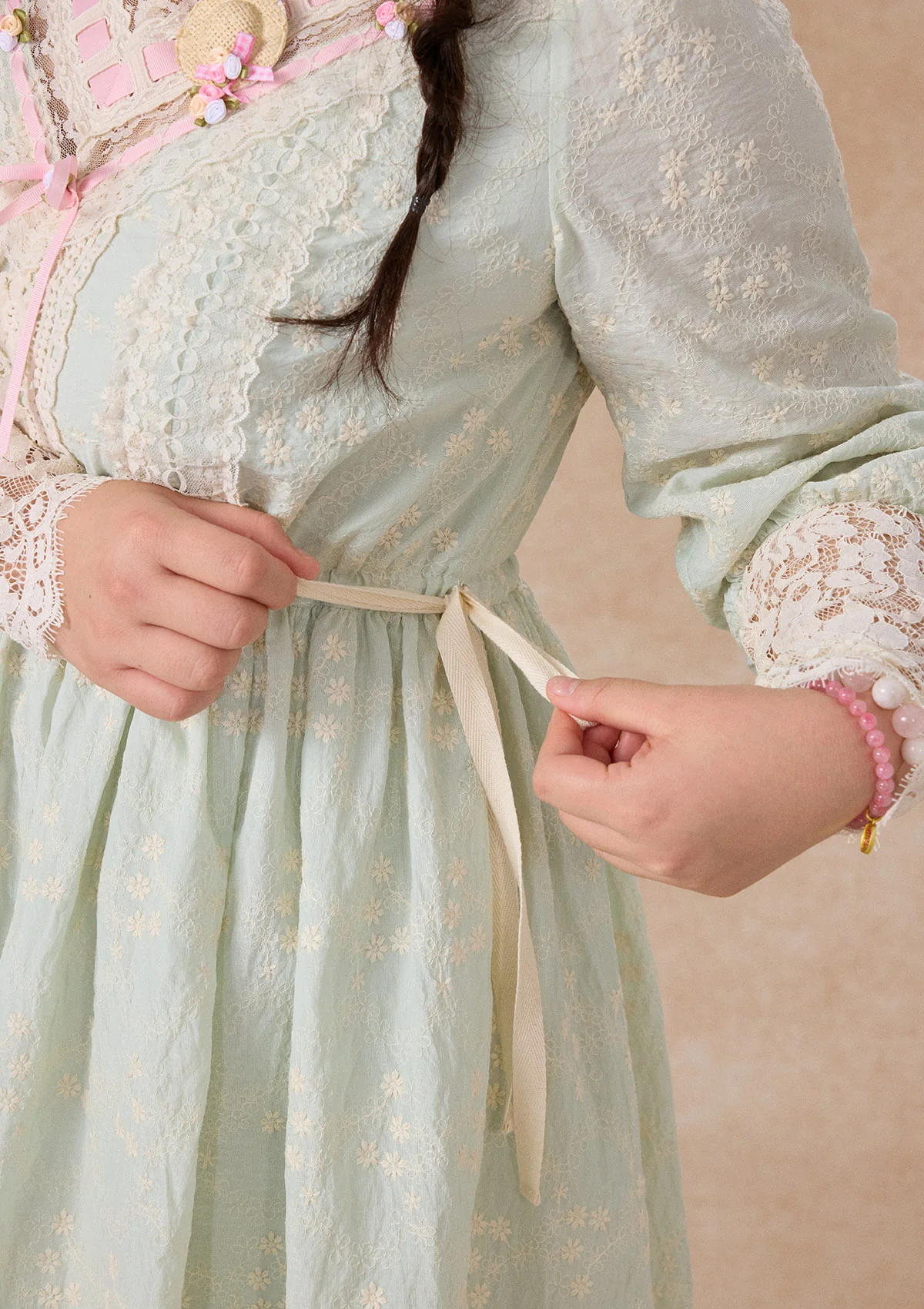 Curve&Plus Outing Straw Hat Dress - Image 5