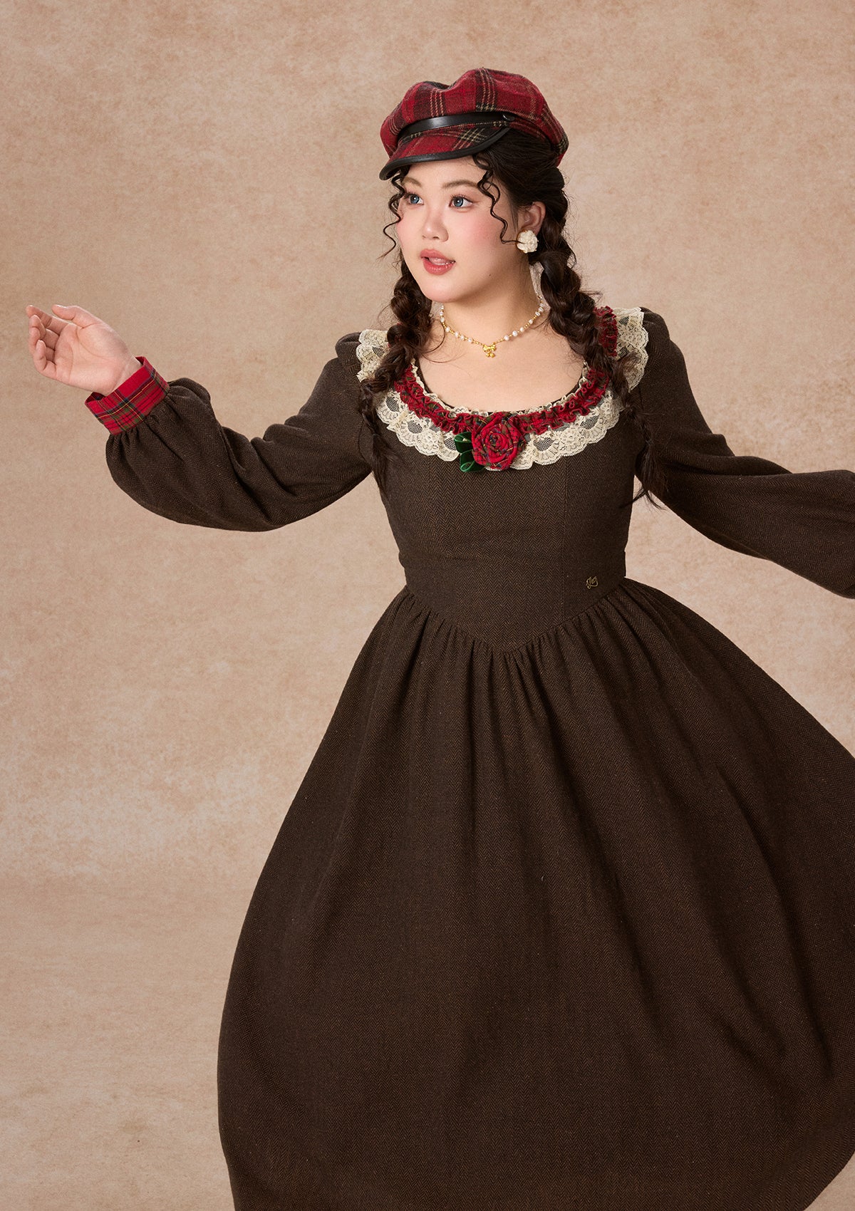 Curve&Plus Rose Madeleine Dress - Image 6