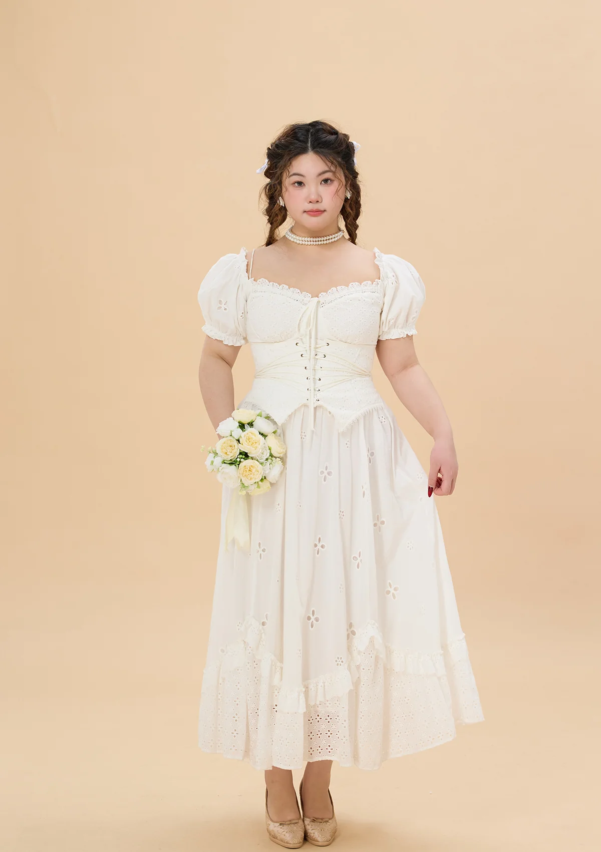 Curve & Plus "I Flipped" Corset Dress - Image 8