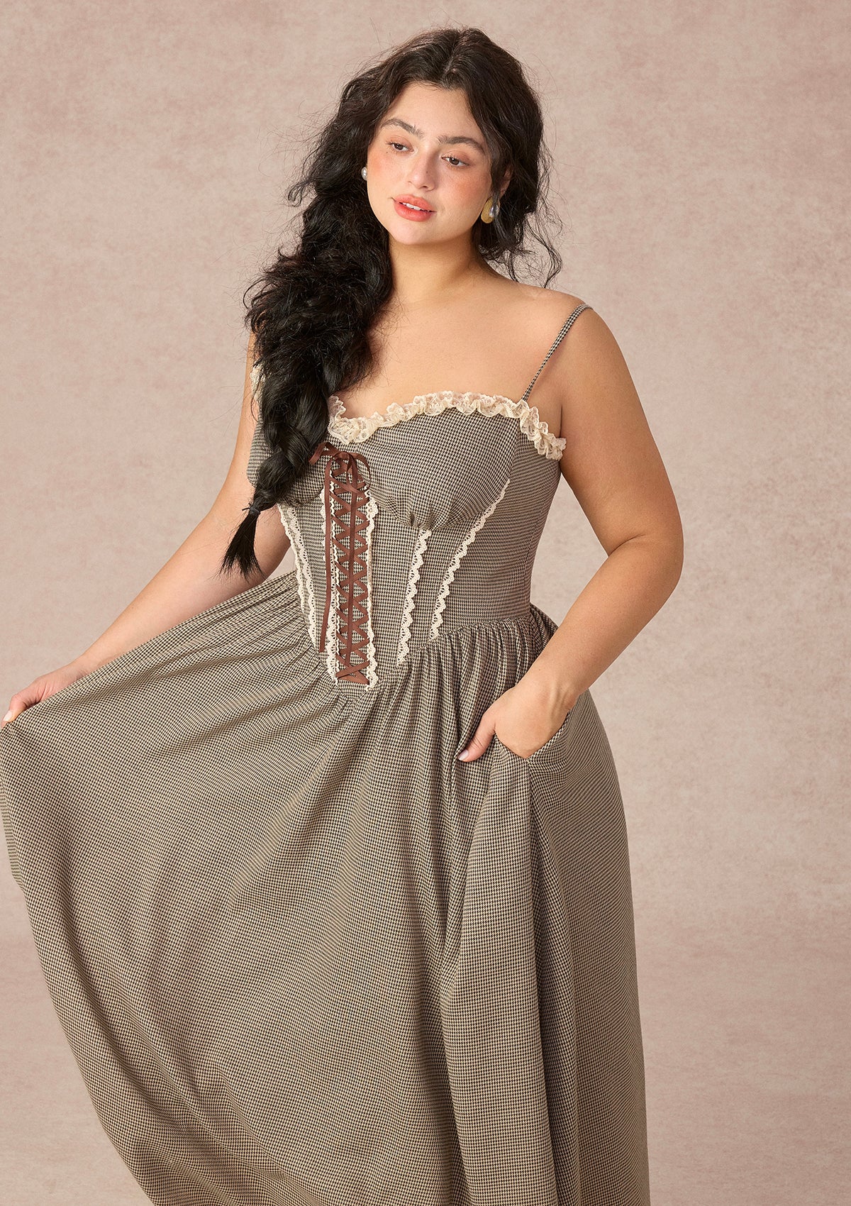 Curve&Plus Bear Date Dress(Long) - Image 8