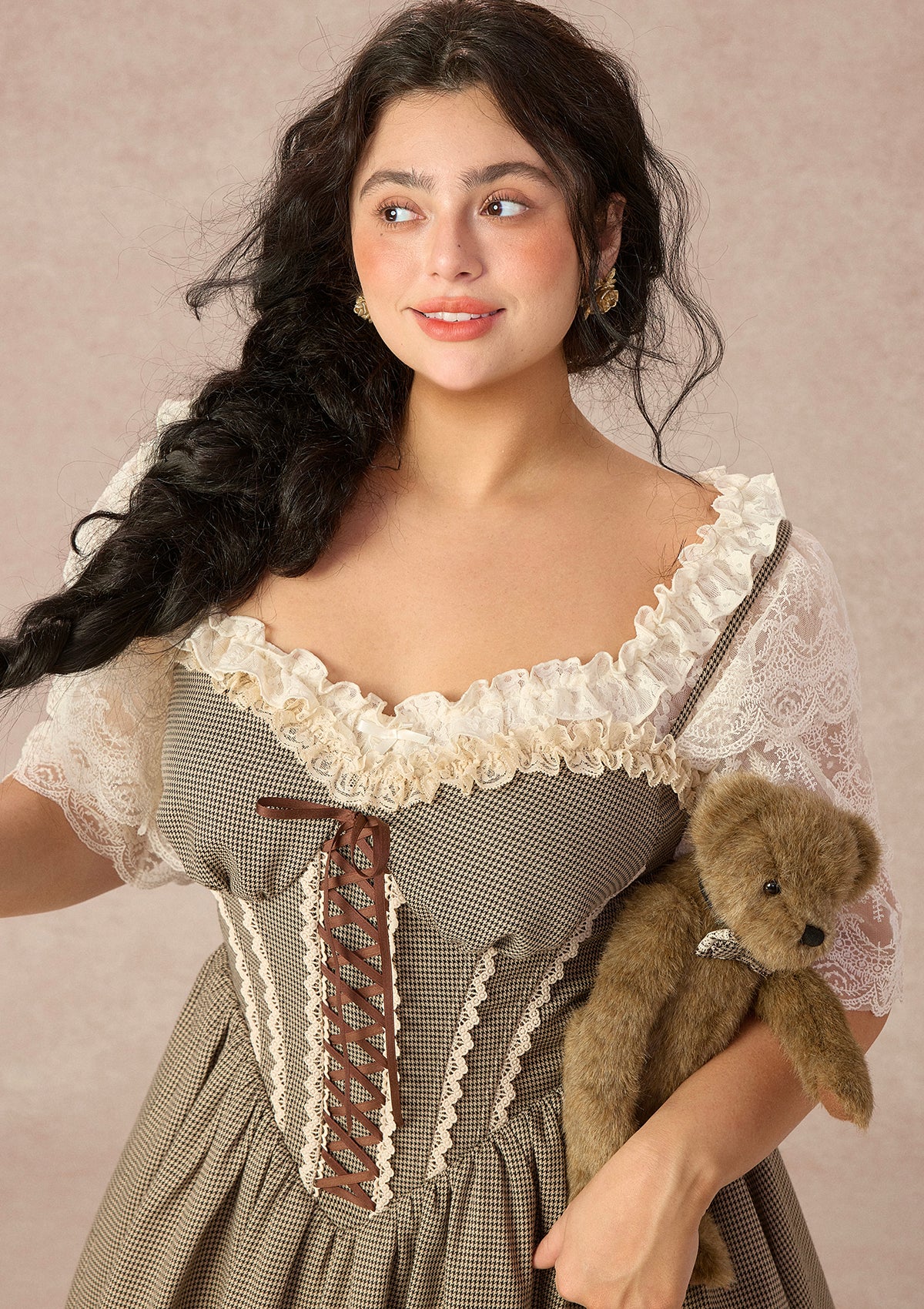 Curve&Plus Bear Date Dress(Short) - Image 8