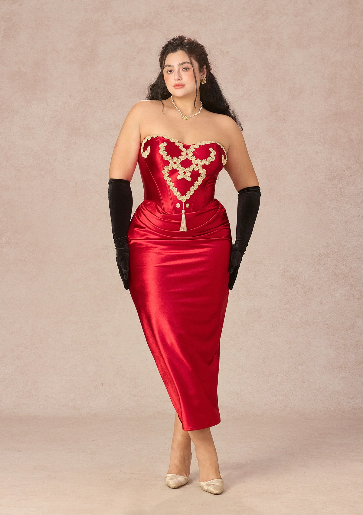 Curve&Plus Queen Heart Corset Dress - Image 6