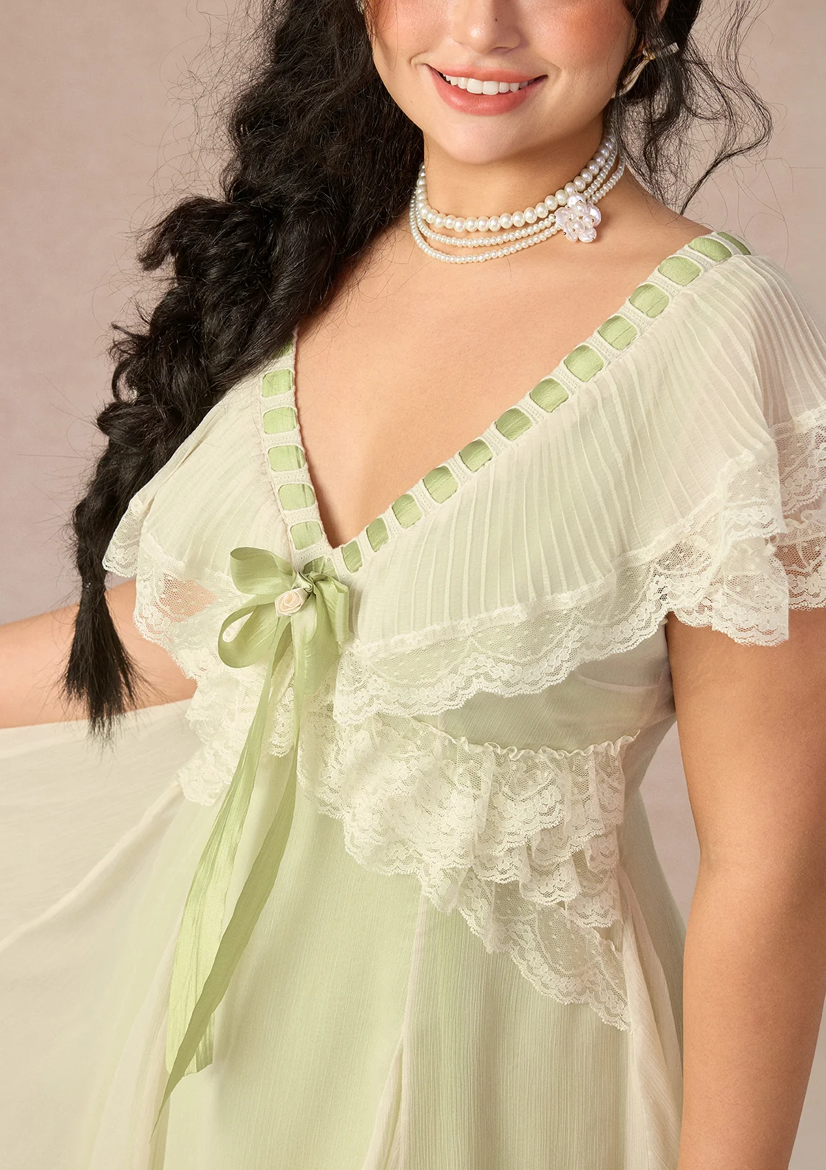 Curve&Plus Spring Outing Dress - Image 7