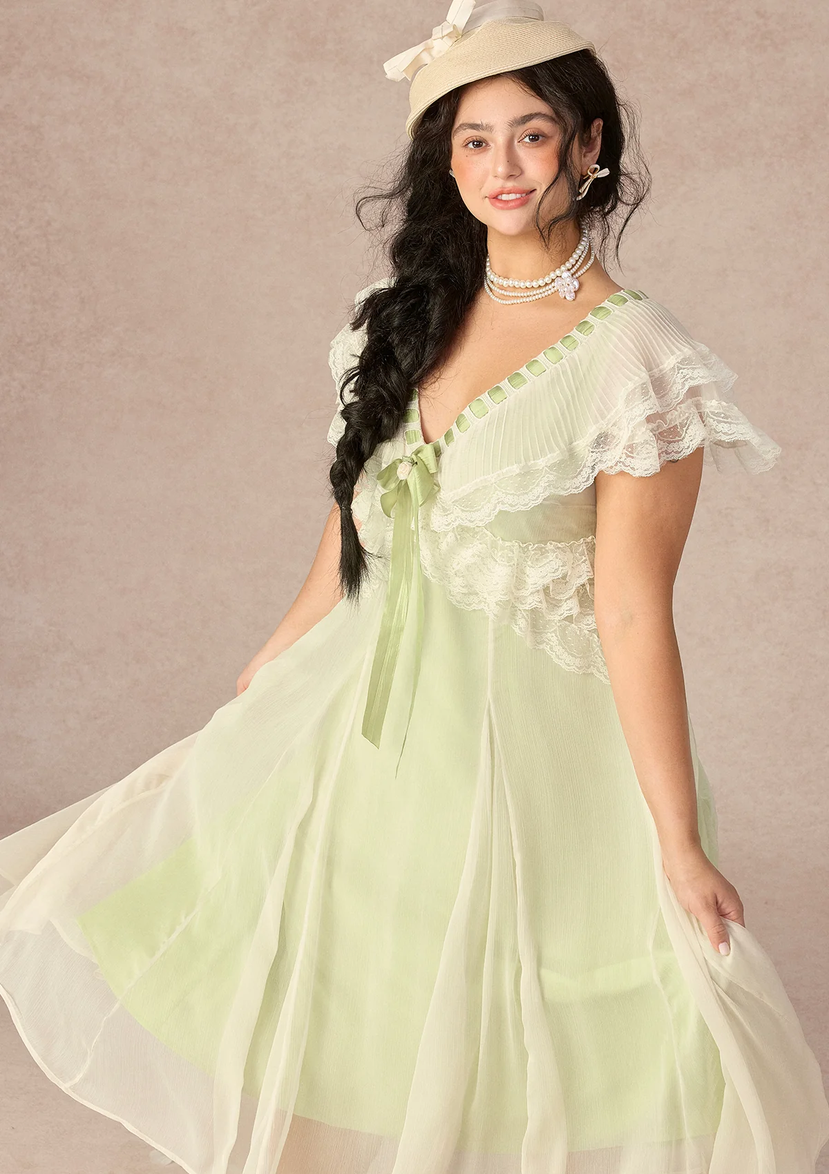 Curve&Plus Spring Outing Dress - Image 8