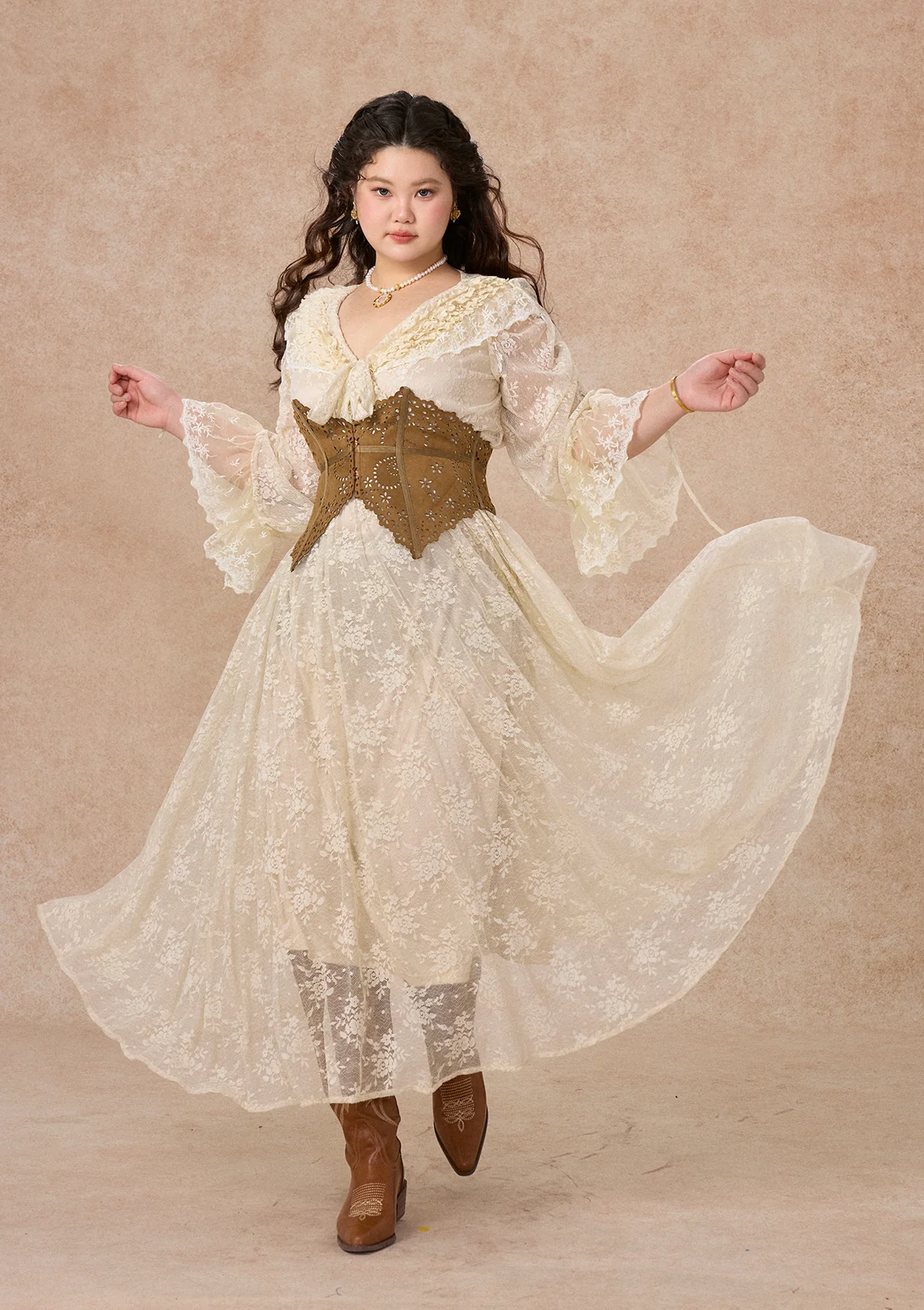 Curve&Plus Suede Corset (underbust) - Image 4