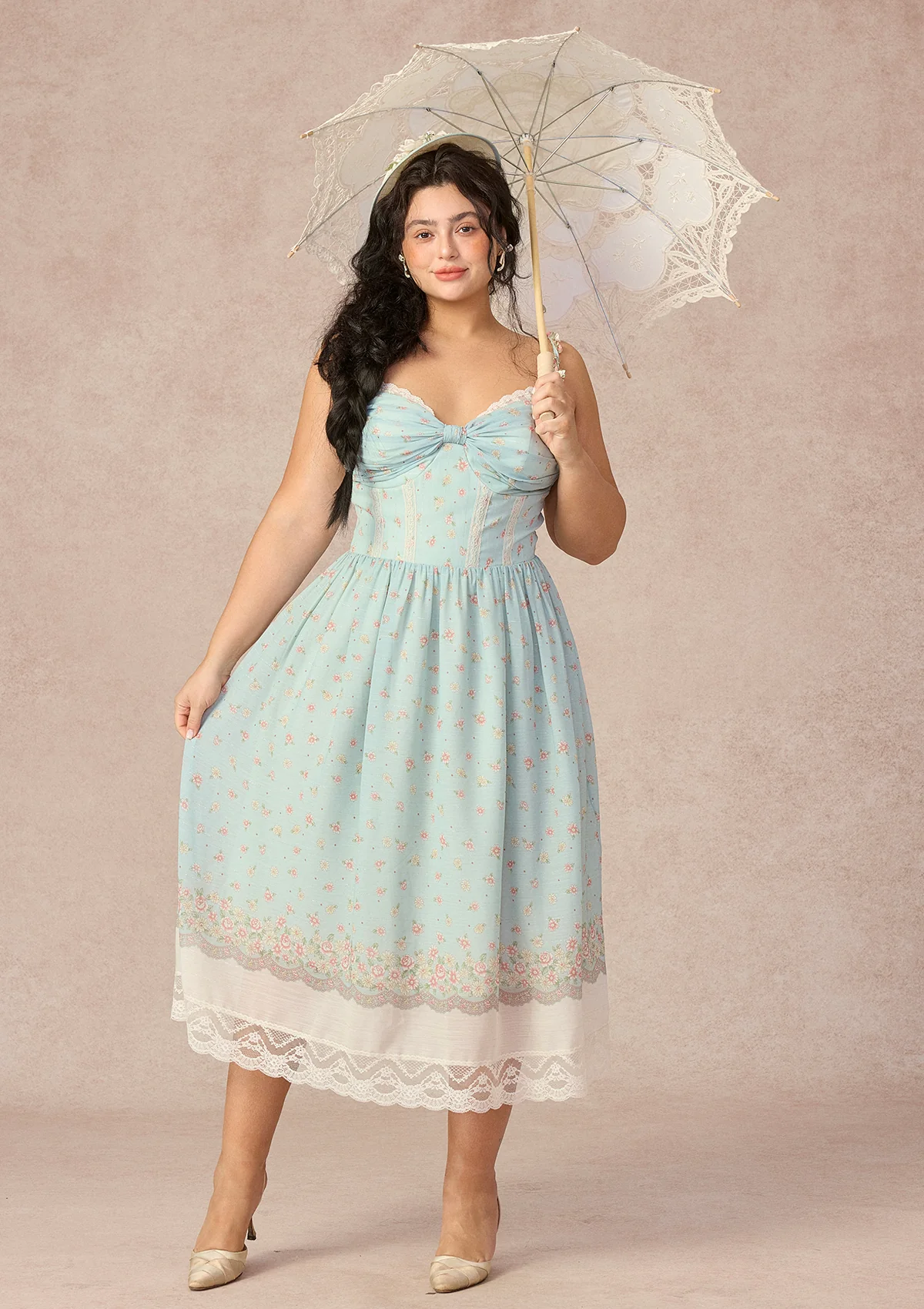 Curve&Plus Woodland Verse Dress - Image 7