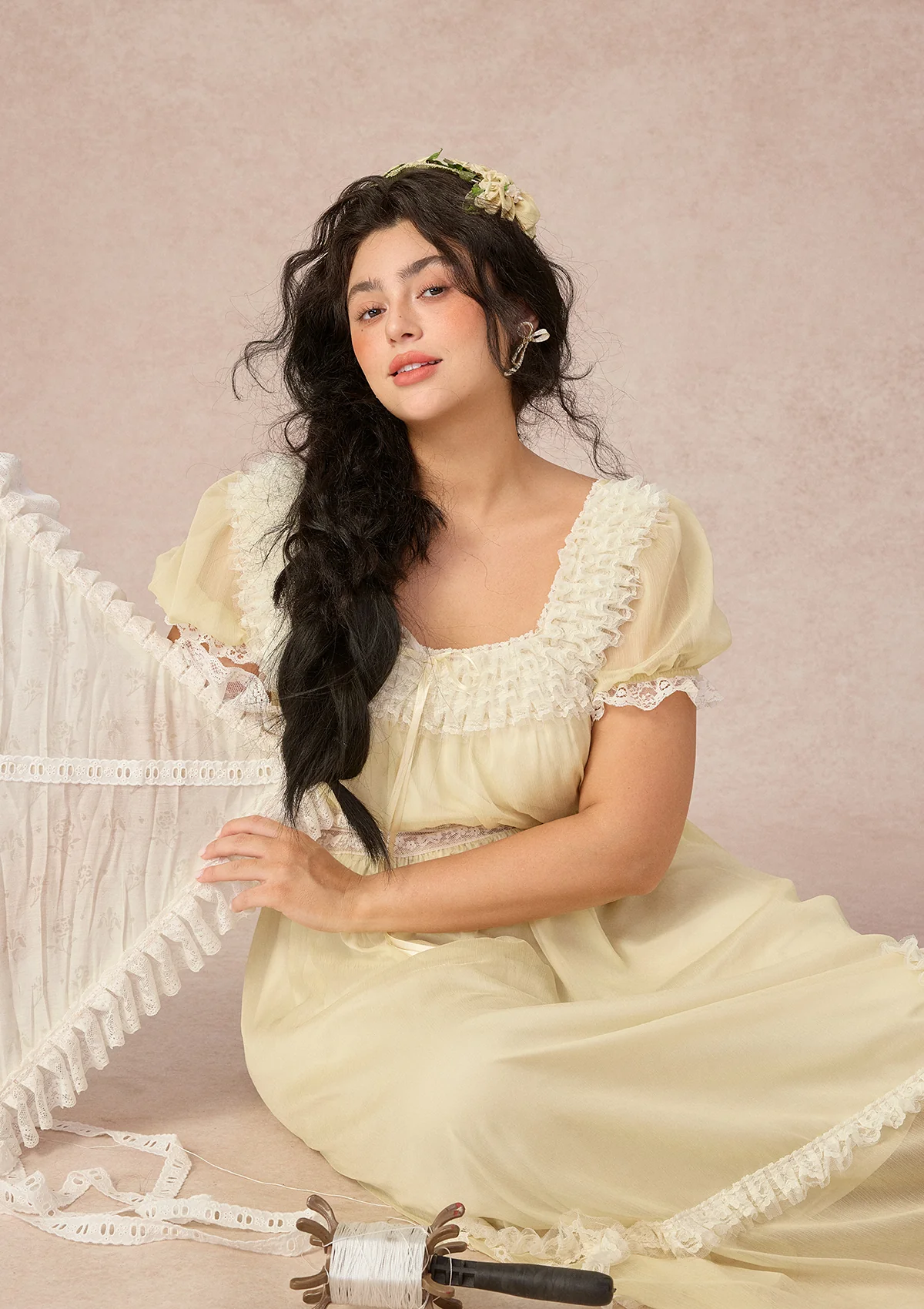 Curve&Plus Yellow Kite Dress - Image 3