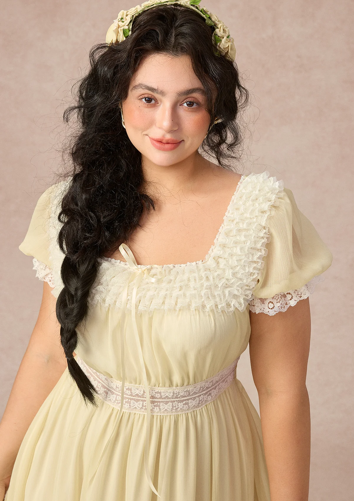 Curve&Plus Yellow Kite Dress - Image 9