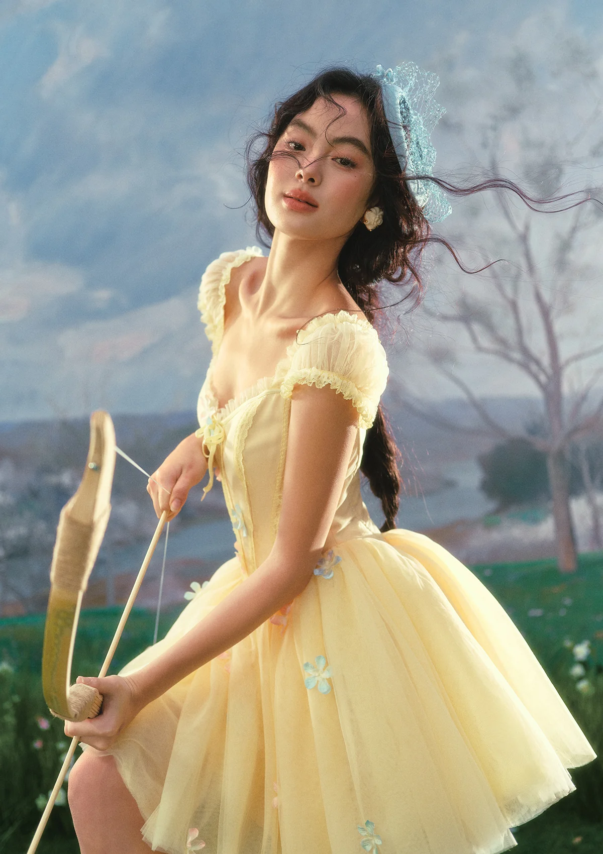 Flower Archer Corset Dress - Image 7