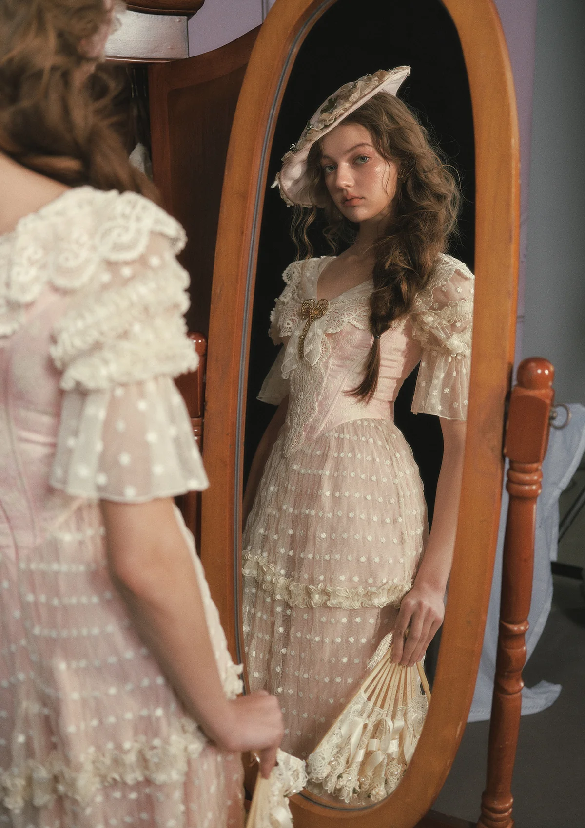 Gilded Invitation Dress（Pink） - Image 8
