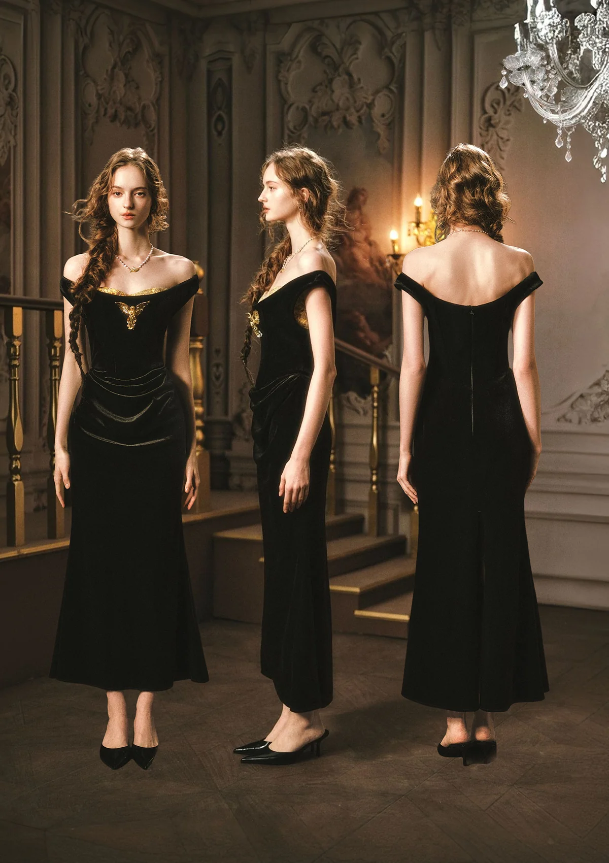 Golden Eagle Goddess Dress - Image 6