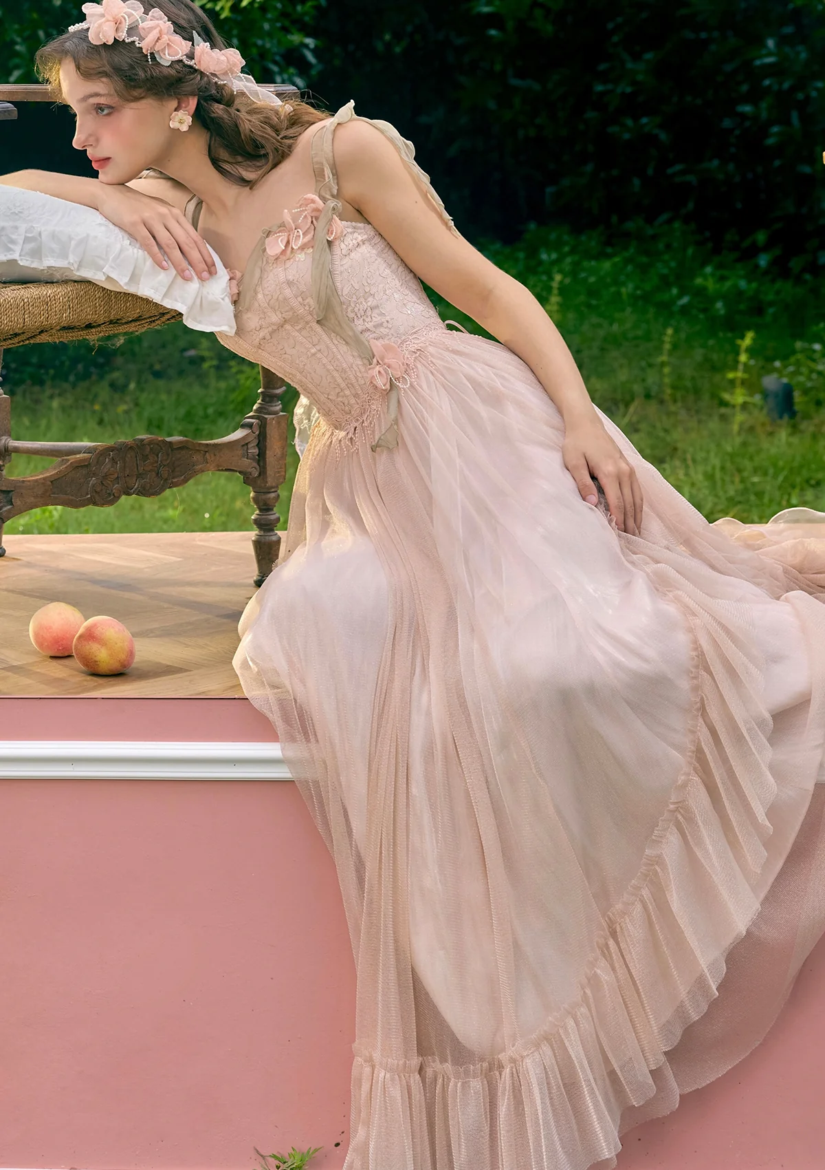 Flower Kissing Wonderland Corset Dress - Image 5