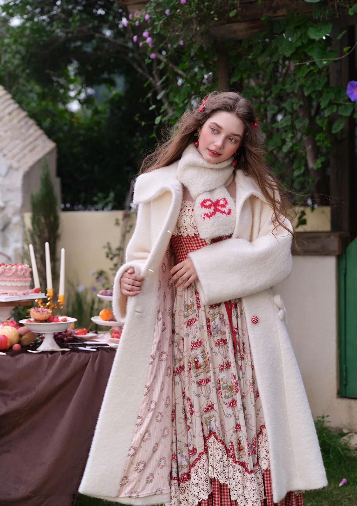 “Little Red Riding Hood” Cottage Dress - Image 8