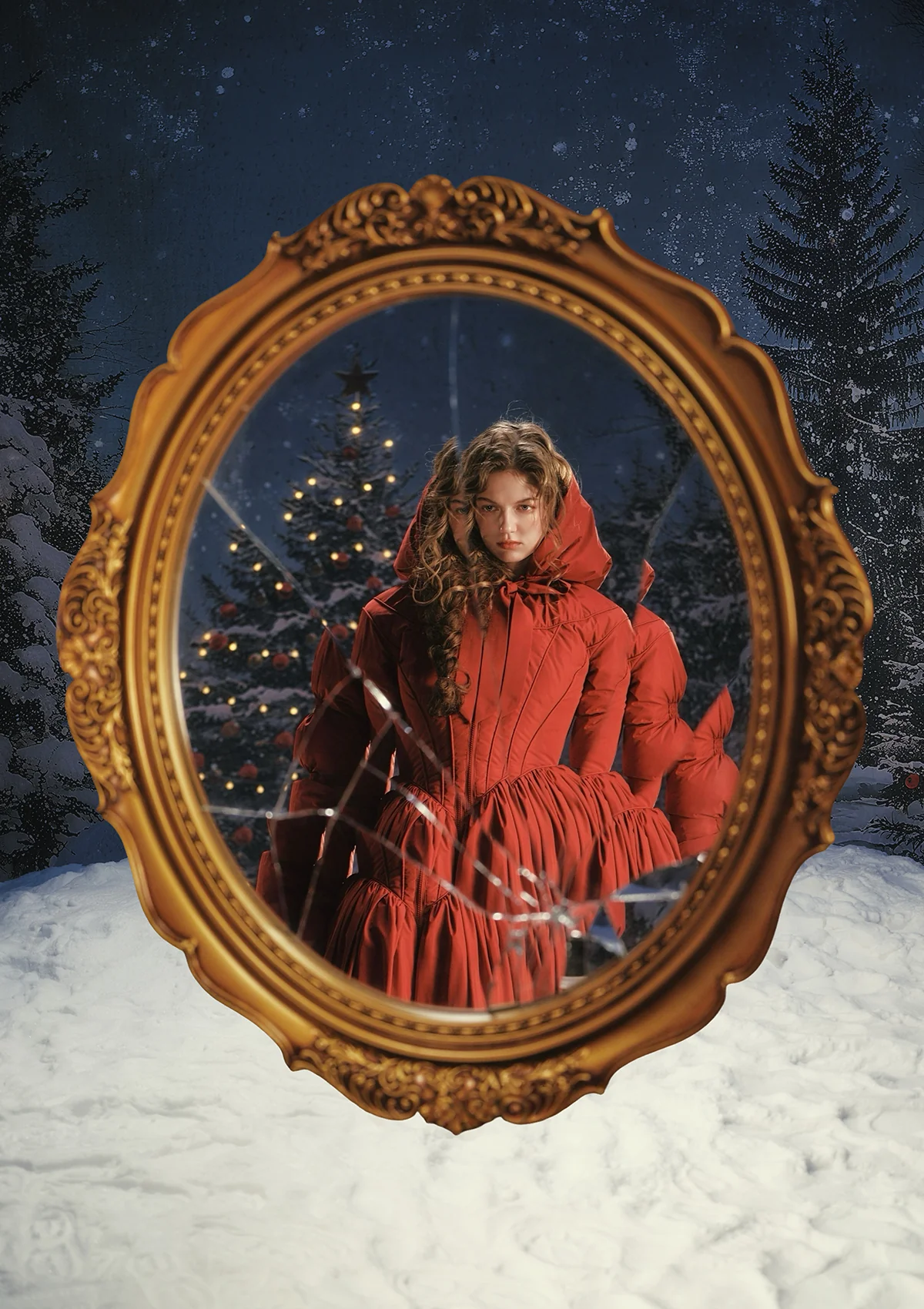 "Little Red Riding Hood"Down Coat - Image 6