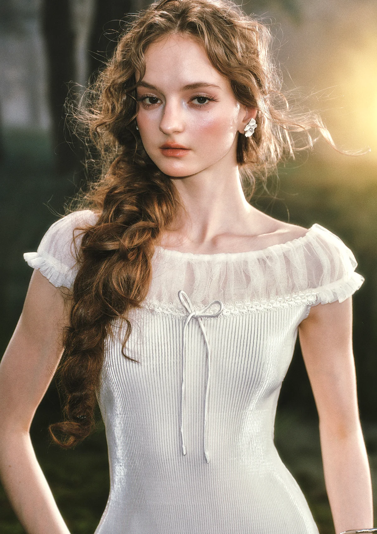Little White Serpent Dress - Image 4