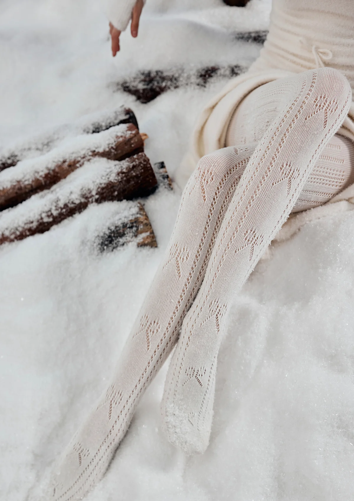Snowflake Kintted Stockings - Image 6