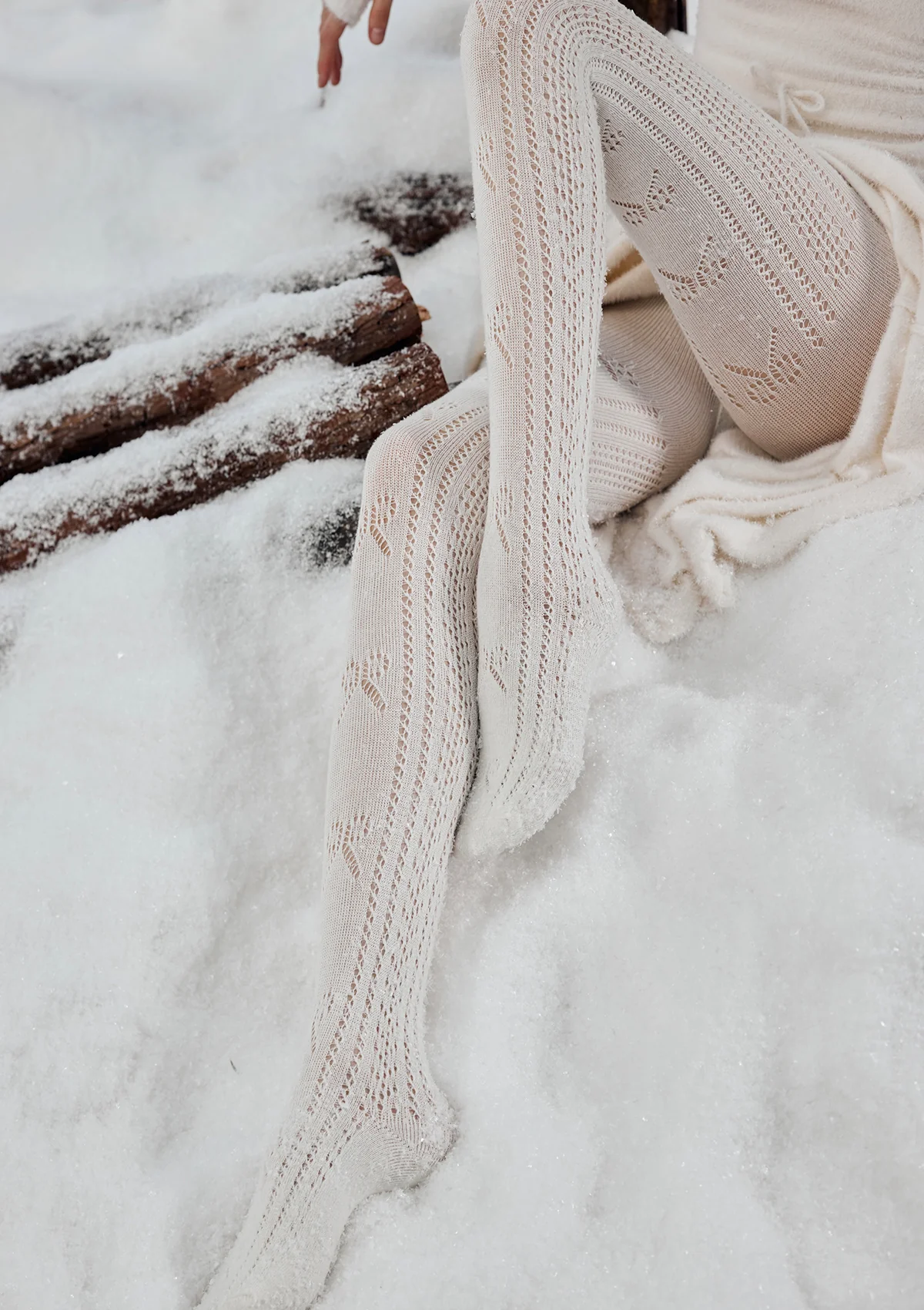Snowflake Kintted Stockings - Image 7