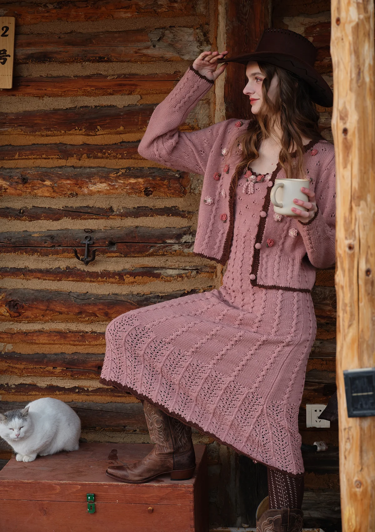 Floral Juliette Knitted Cardigan - Image 7