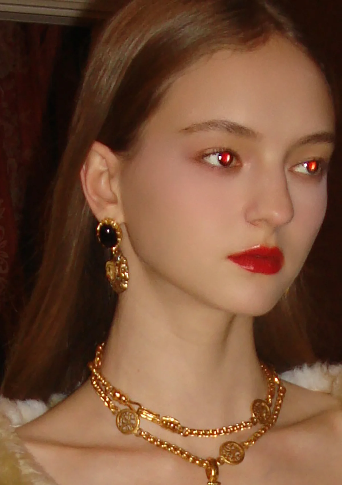 Thorn Black Agate Earring - Image 7