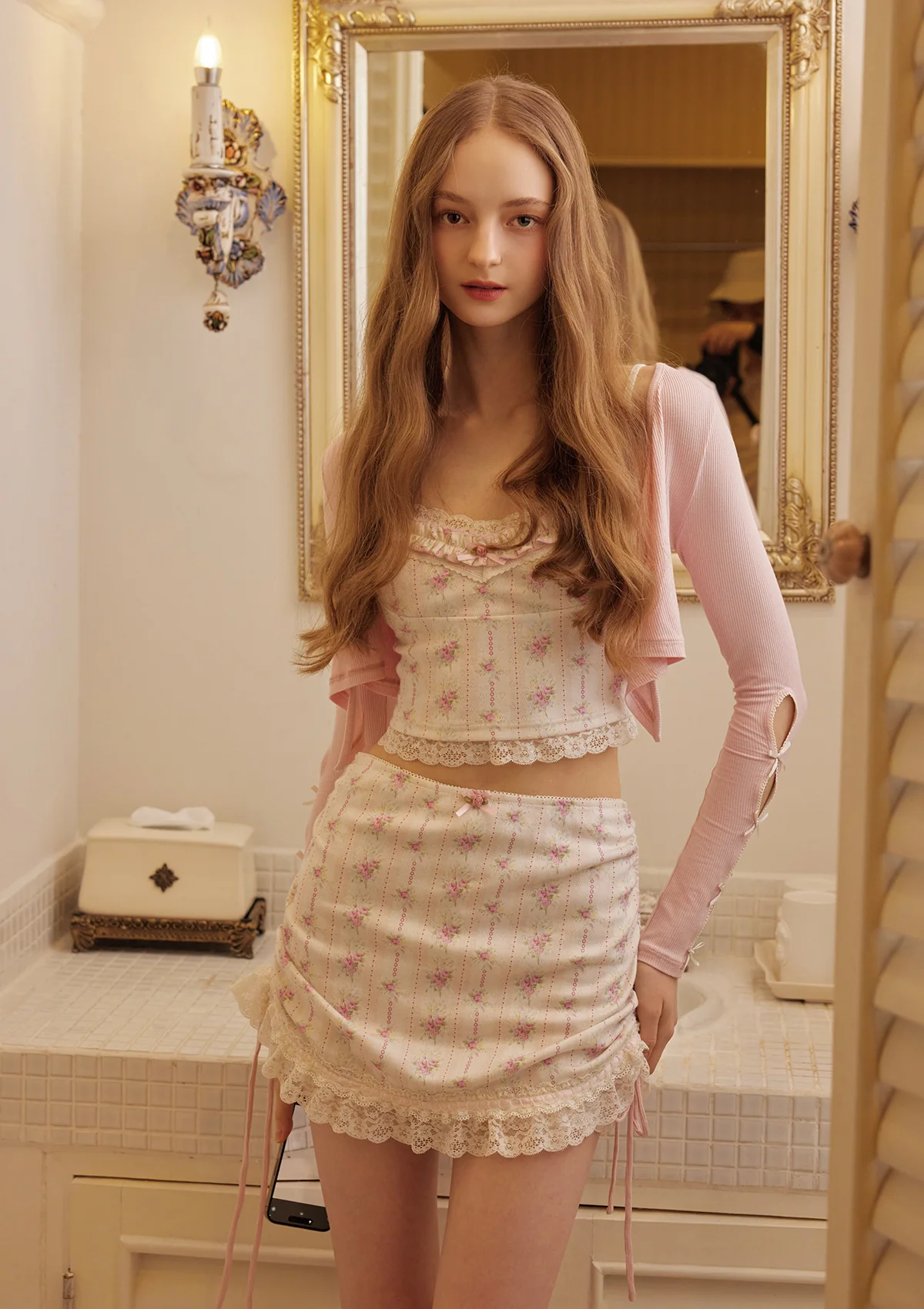 Chambord Ballet Knit Skirt - Image 4