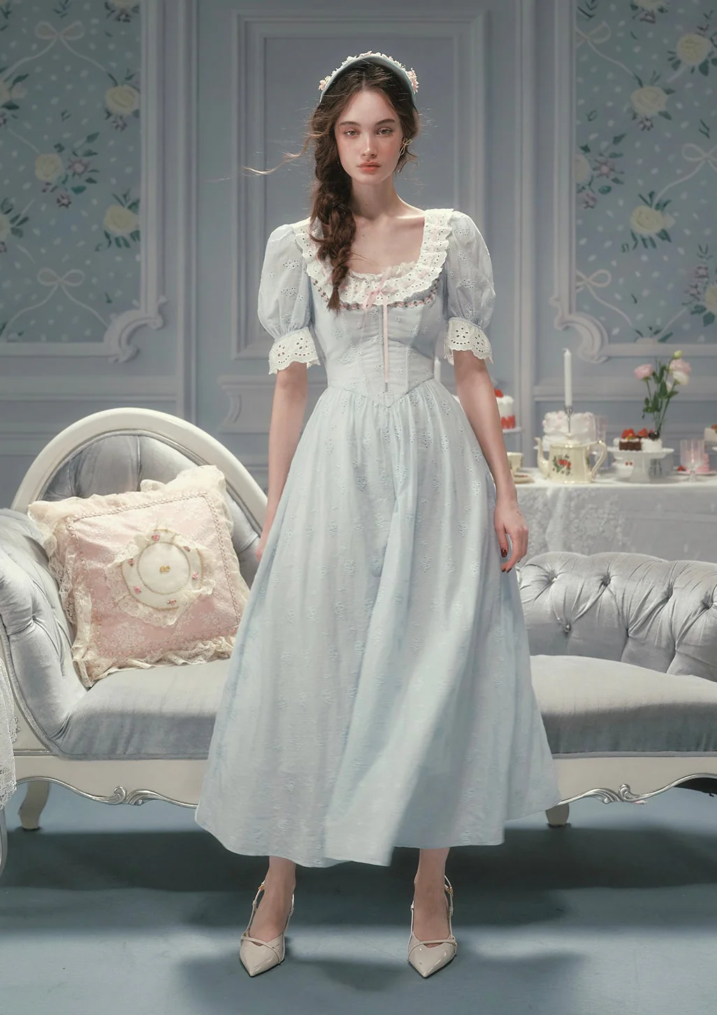 Mary's Morning Light Corset Dress - Image 10
