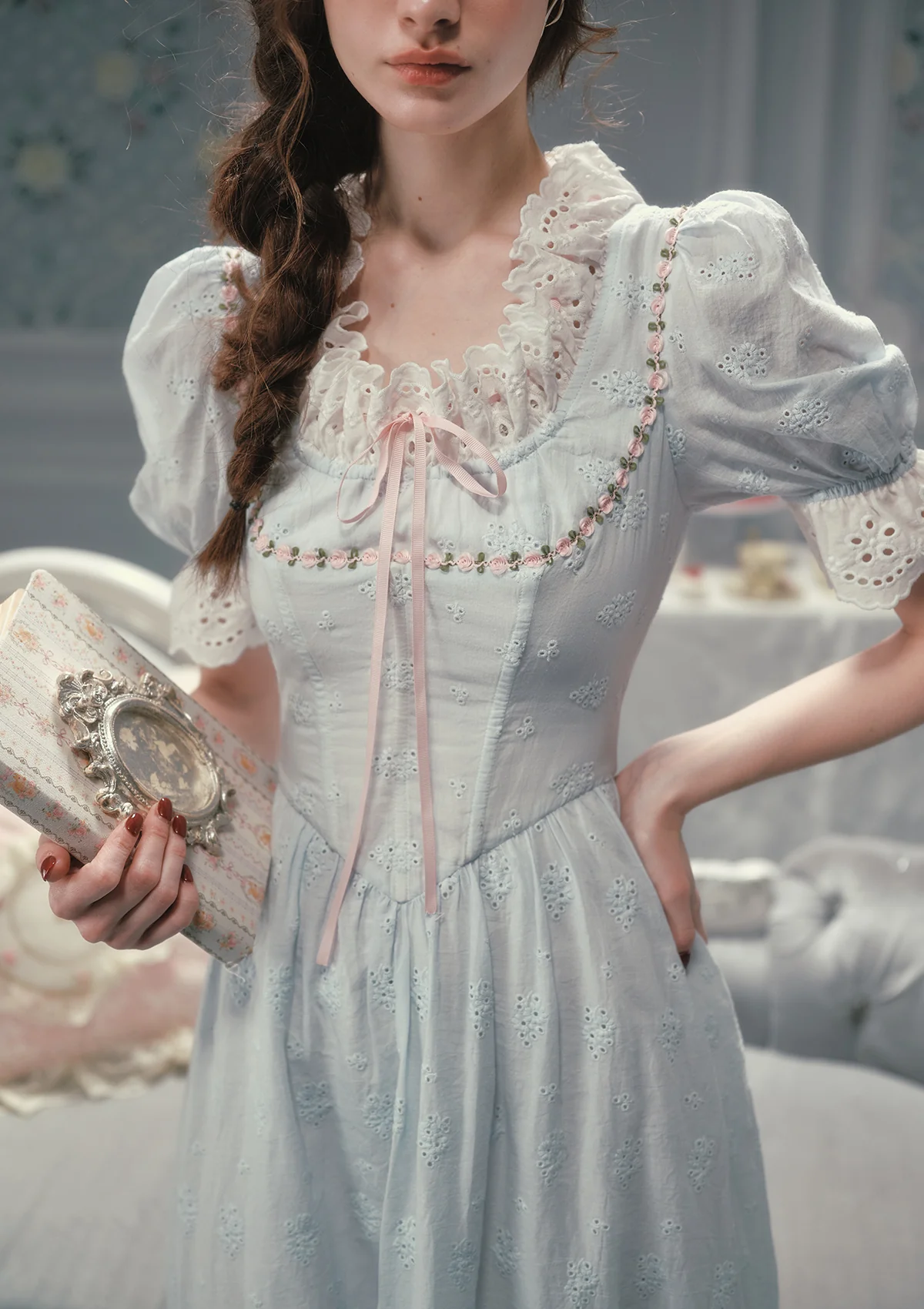 Mary's Morning Light Corset Dress - Image 5