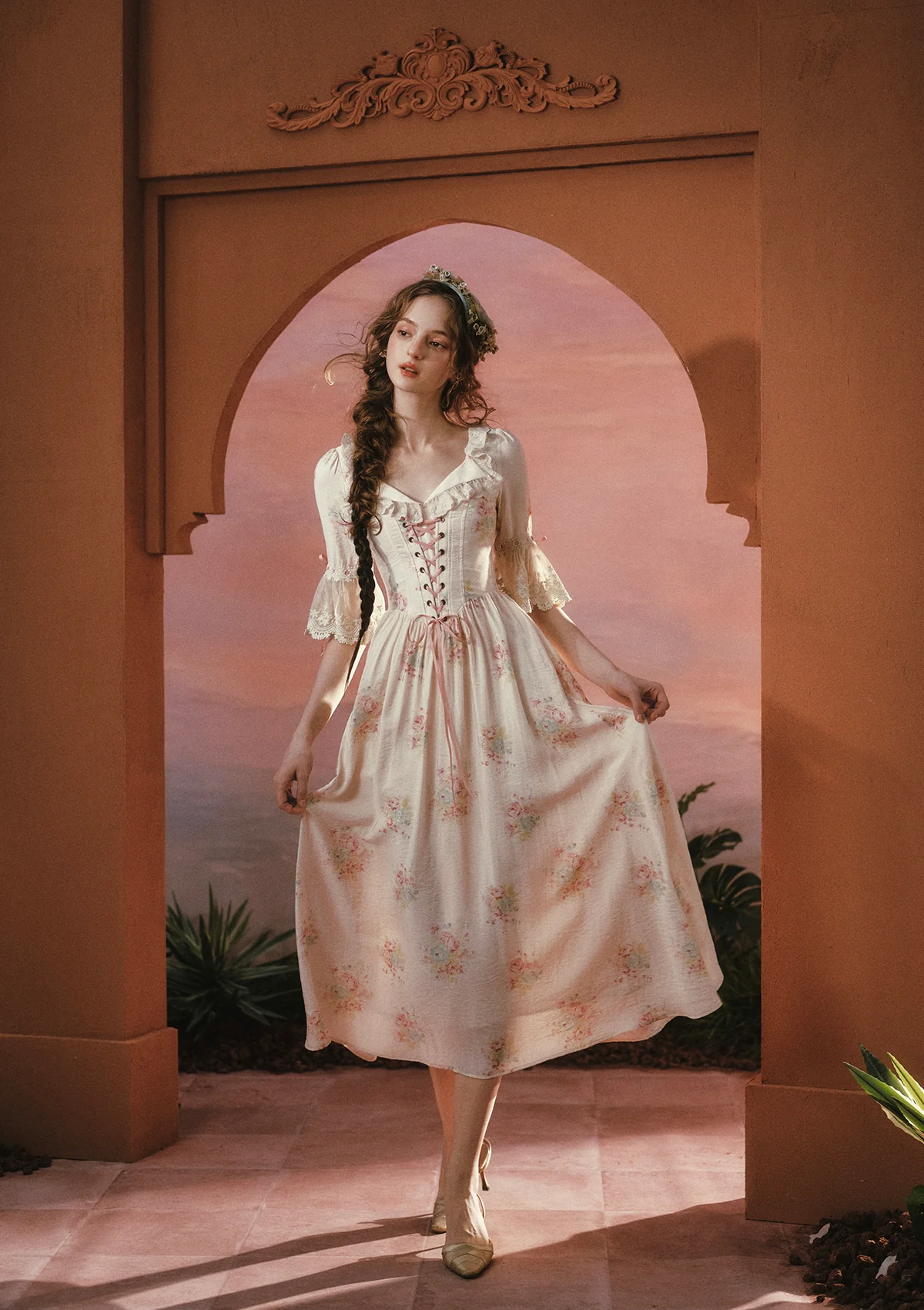 Palm Garden Dress - Image 8