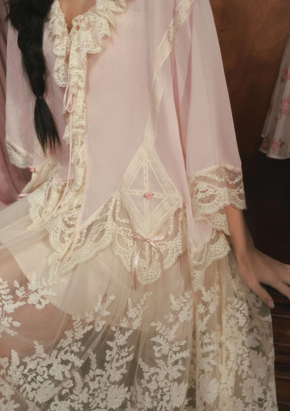 Pink Mist Kite Cardigan - Image 3