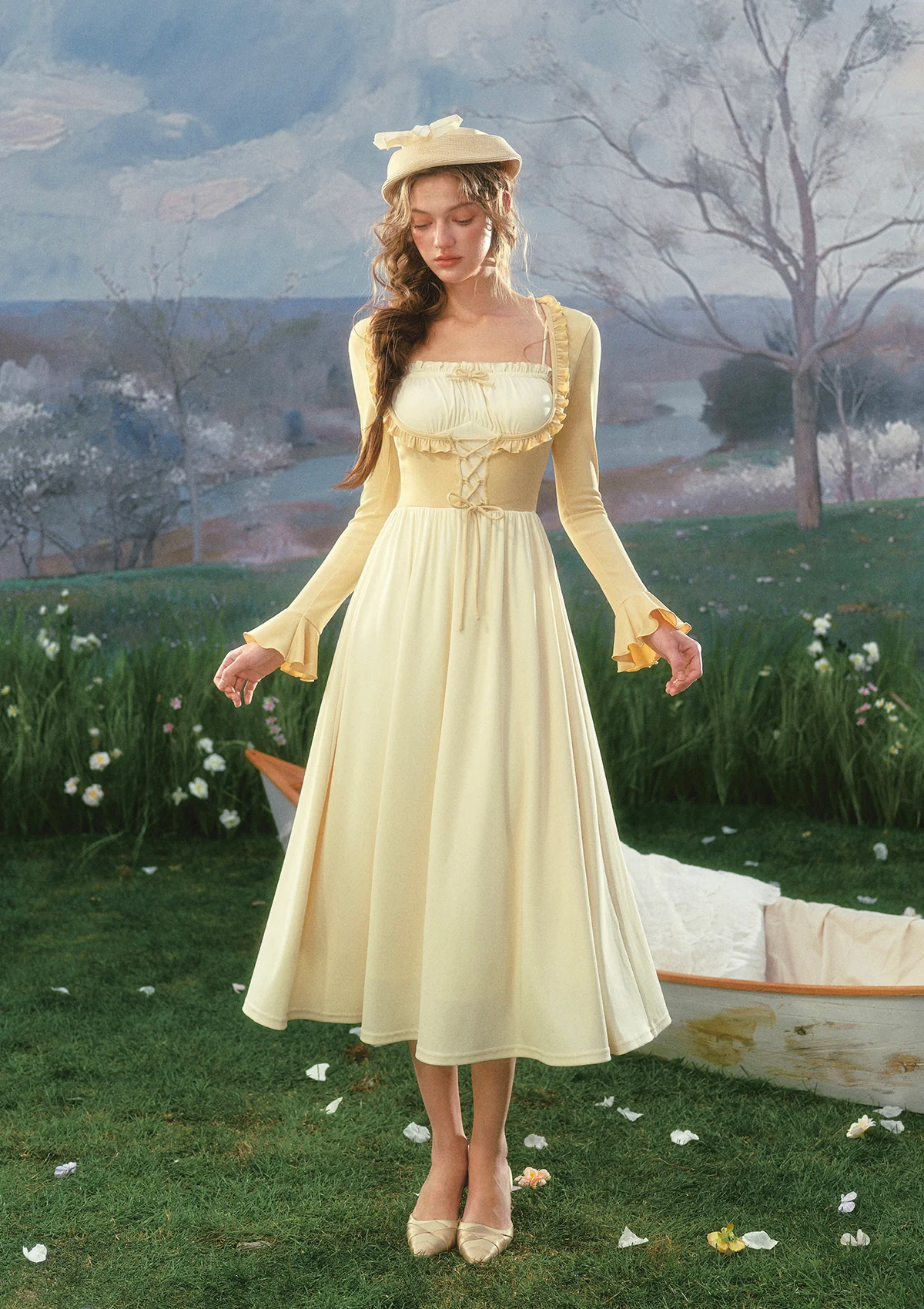 Pretty Butter Dress - Image 4