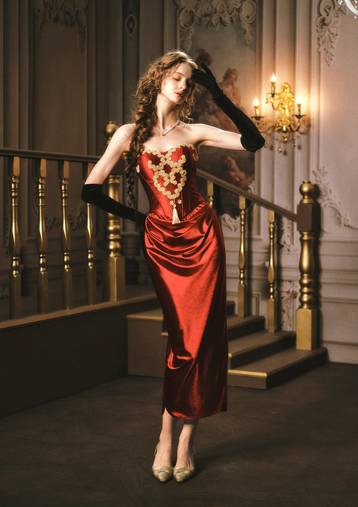 Queen Heart Corset Dress - Image 3