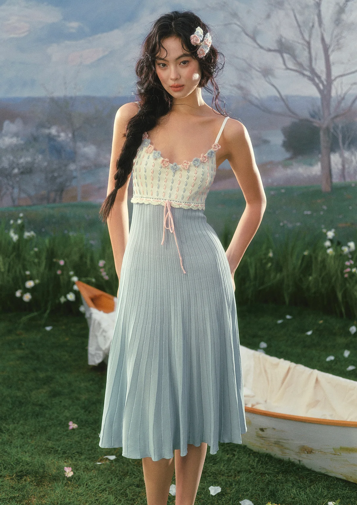 Rose Tide Knit Dress - Image 10