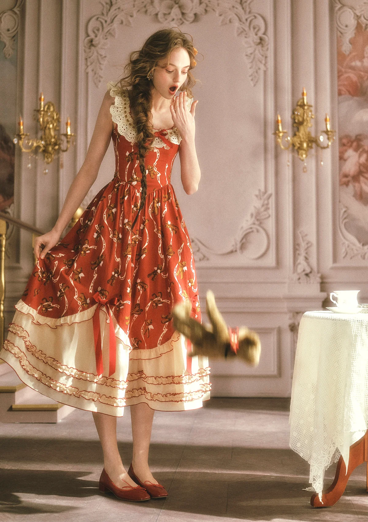 Teddy Tomato Sauce Dress - Image 2