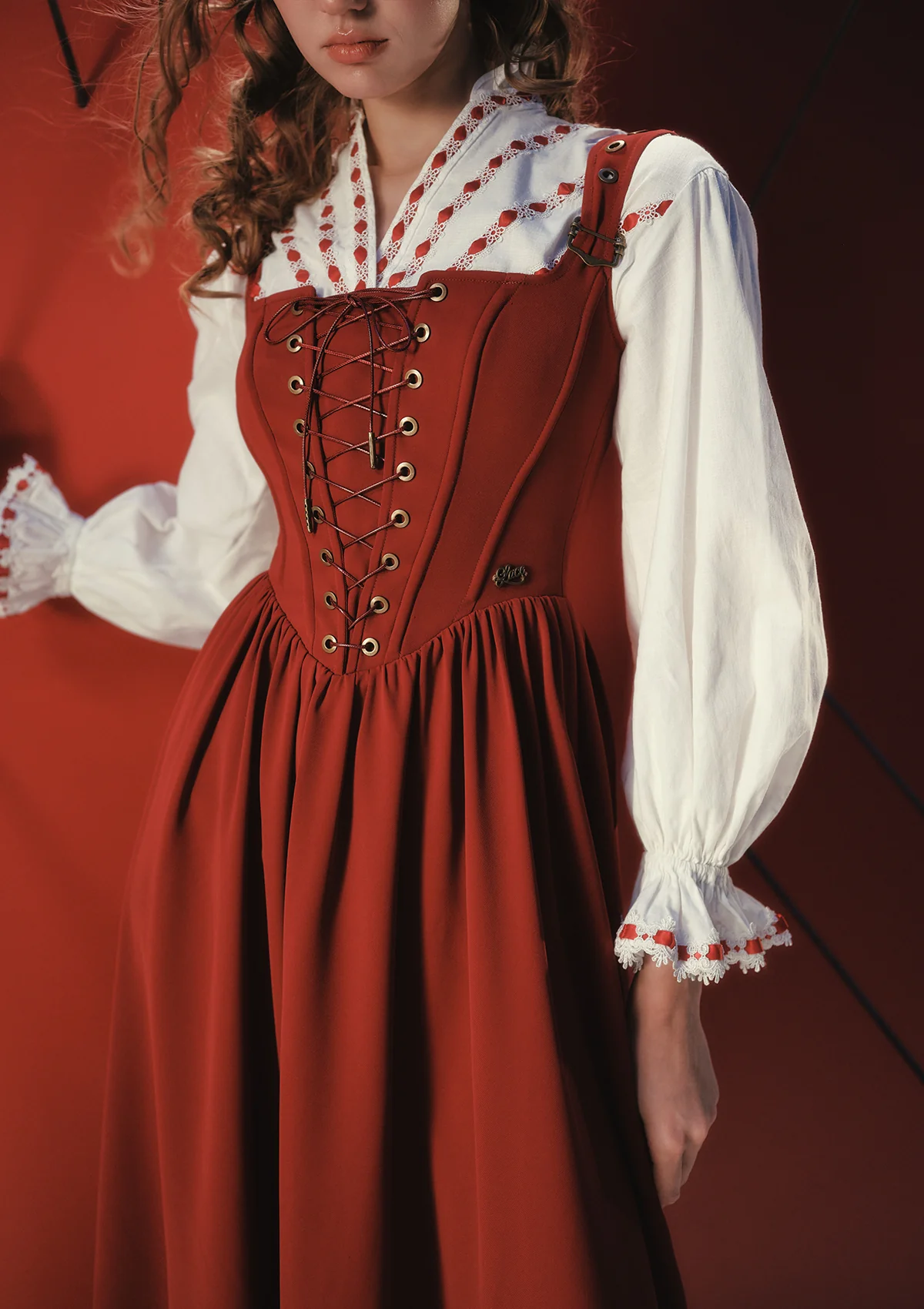 The Red Swordsman Dress - Image 9