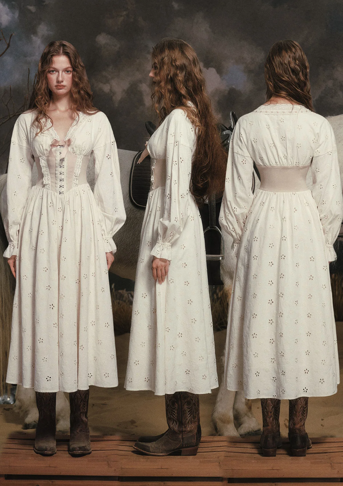 White Chocolate Warrior Corset Dress - Image 6