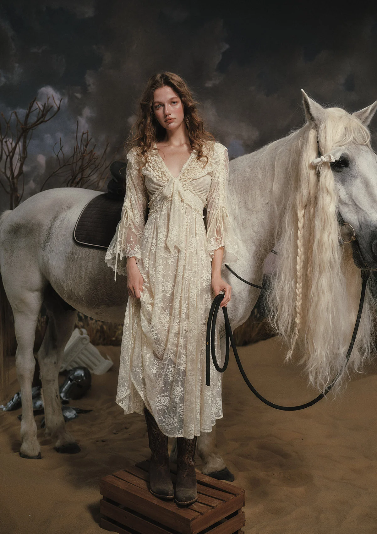 White Horse Princess Dress - Image 9