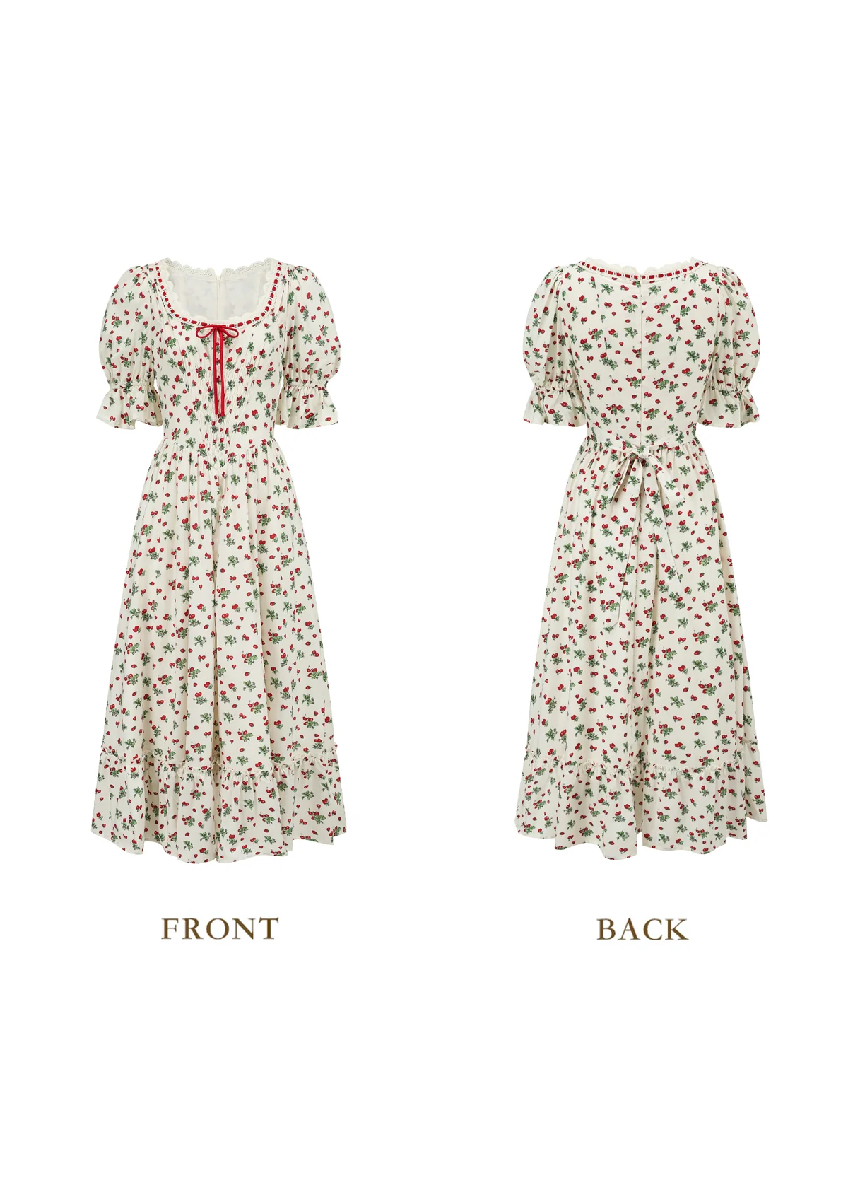 Wild Strawberry Paradise  Dress - Image 2