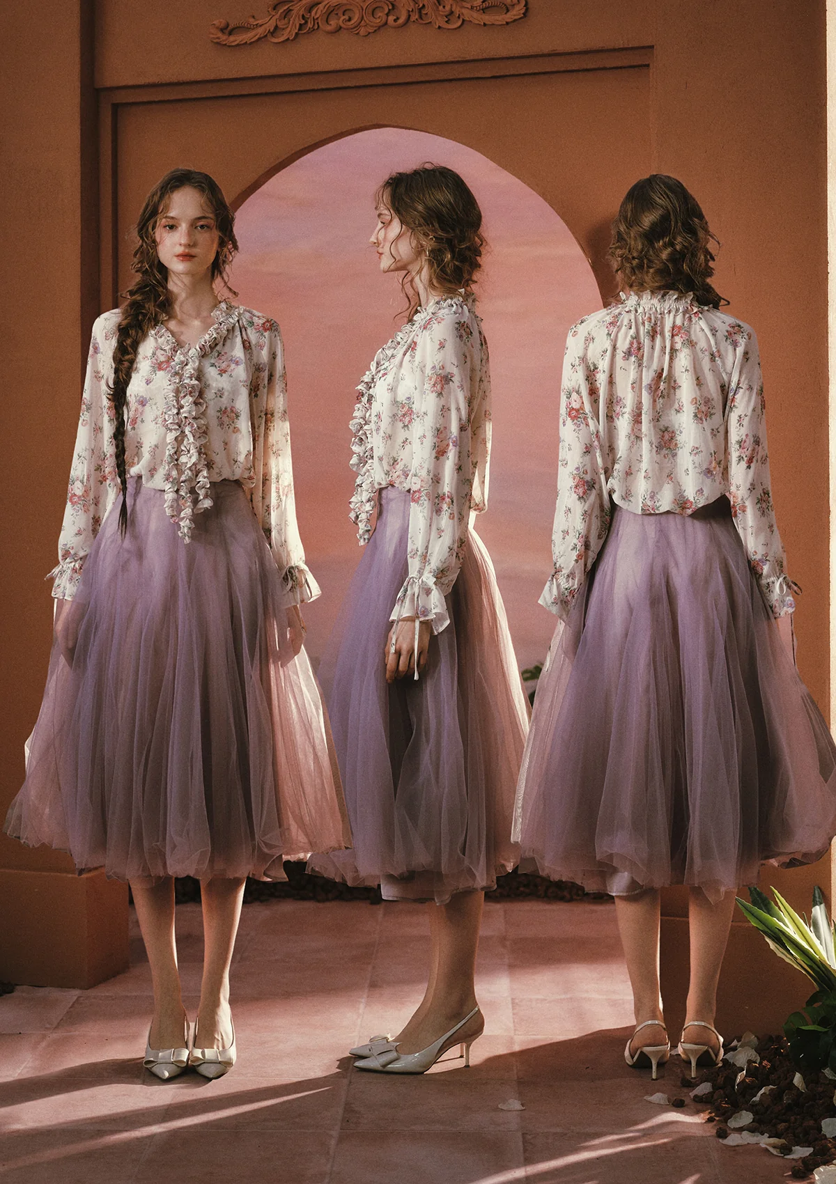 Wisteria Bloom Whispers Shirt - Image 3