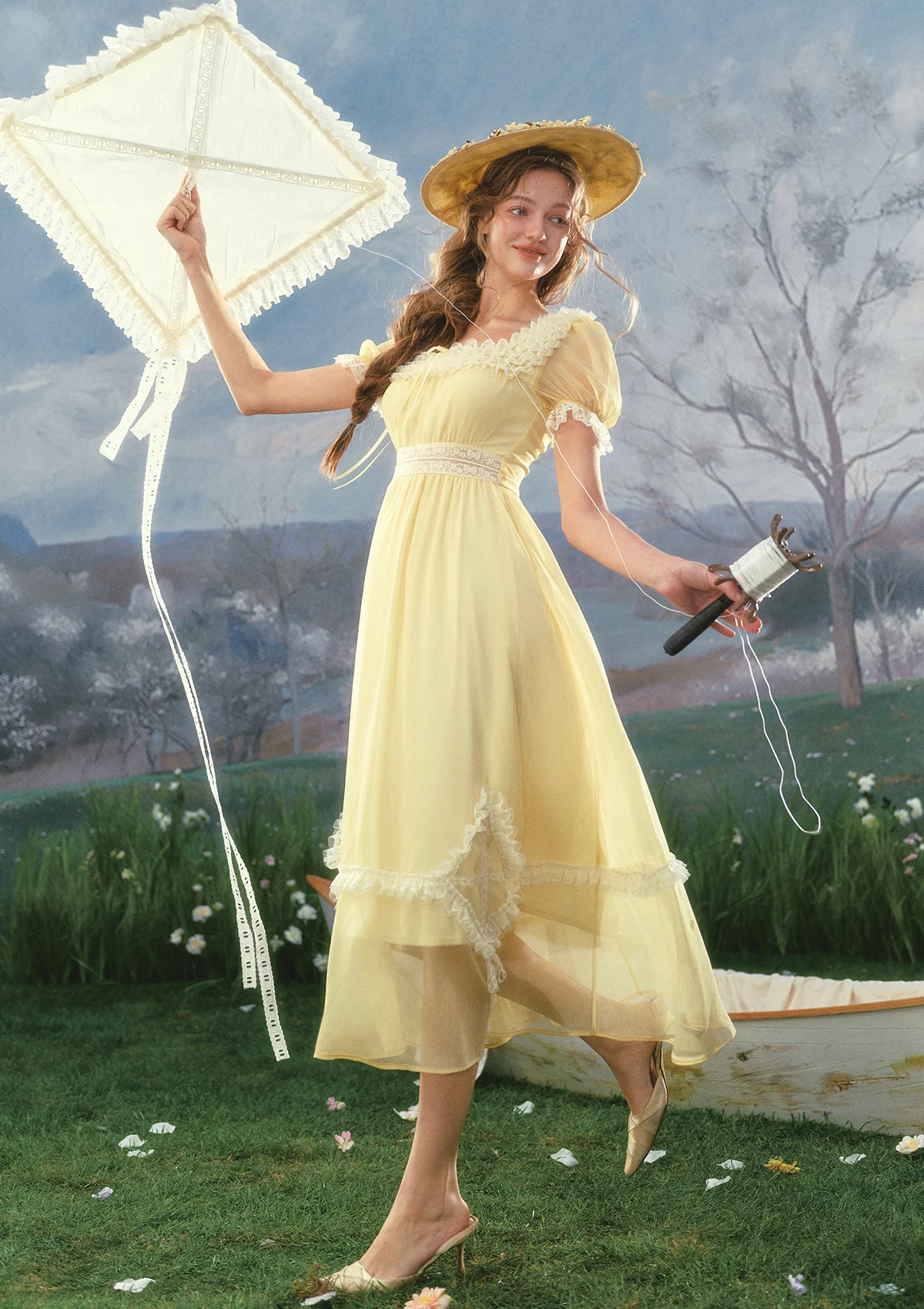 Yellow Kite Dress